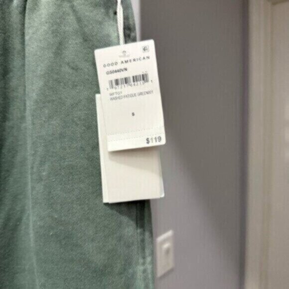 Good American - BRUSHED FLEECE WIDE LEG SWEATPANTS Size Small NWT - Picture 5 of 12